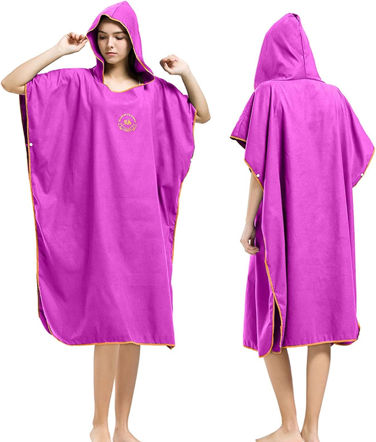 Thumbnail 5 de Hiturbo Changing Robe Towel Poncho with Hood for Surfing & Swimming Wetsuit Changes