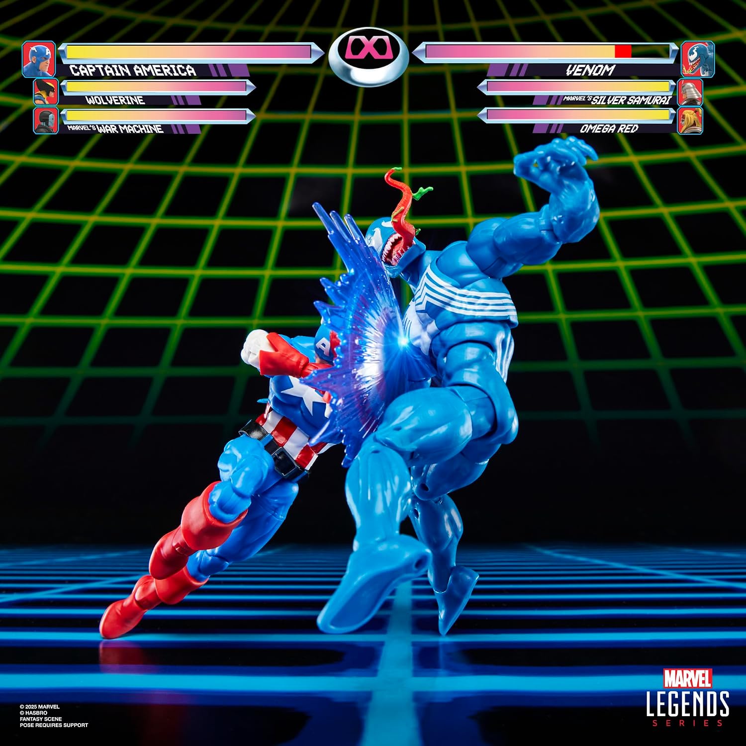 Thumbnail 4 de Marvel Press Gamerverse Captain America vs Venom 15 cm