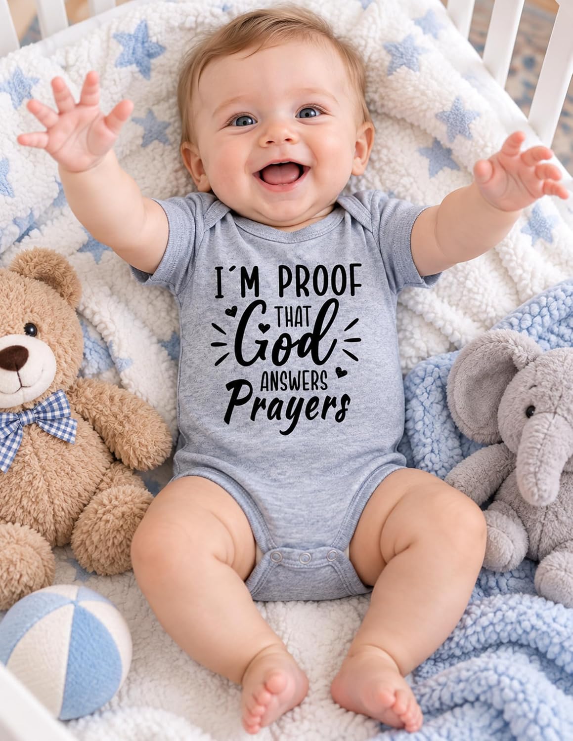 Detalle de RAISEVERN Baby Bodysuit Cotton