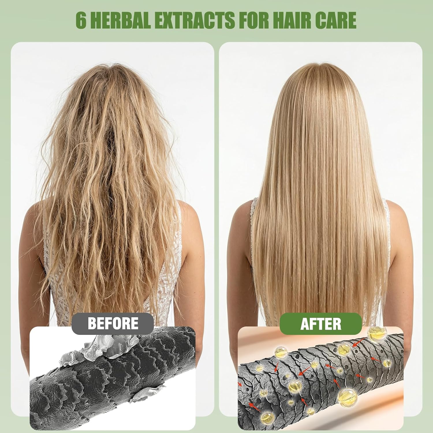 Detalle de Lunory Light Blonde Hair Dye Shampoo for Gray Coverage – 400ml 3-in-1 Color Shampoo