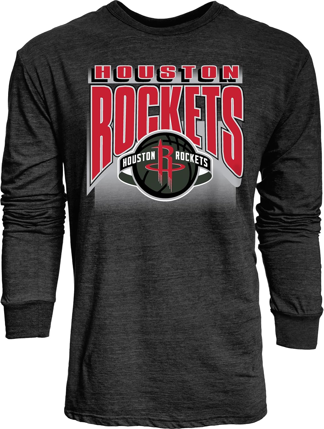 Thumbnail 6 de Blue 84 84 NBA Tri-Blend Long Sleeve T-Shirt (Officially Licensed) – Starters Black