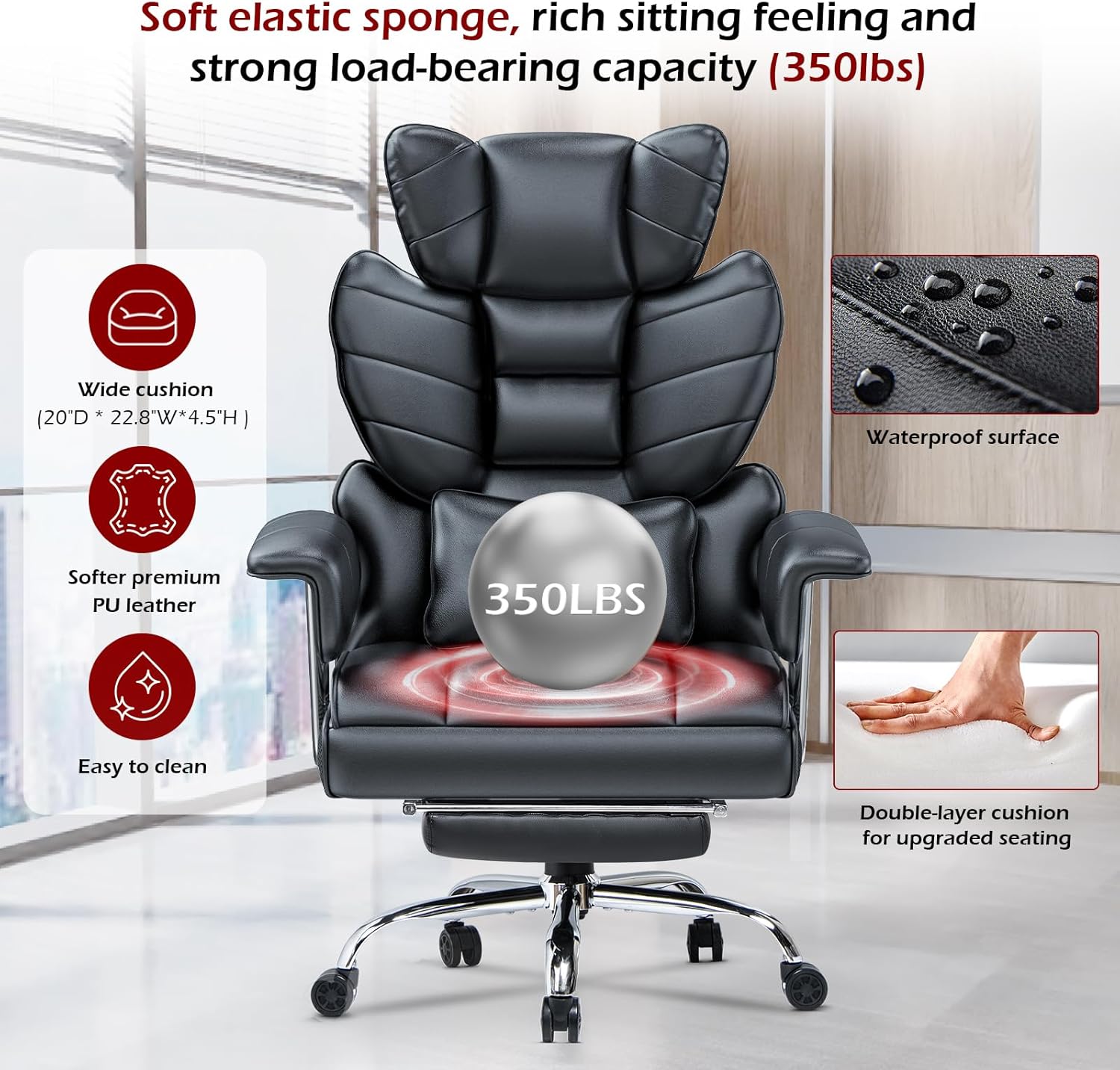 Thumbnail 5 de Racingreat Chaise de Bureau Ergonomique 135°