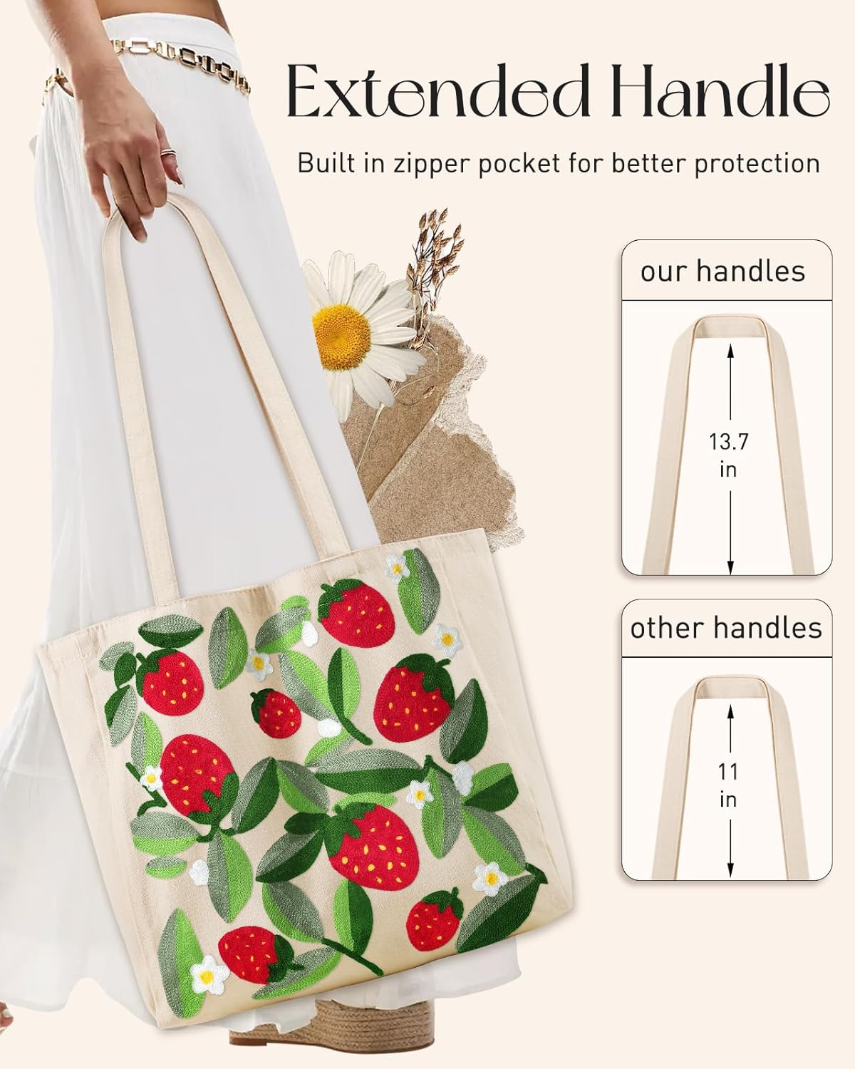 Thumbnail 3 de Miss Adola Embroidery Tote Bag