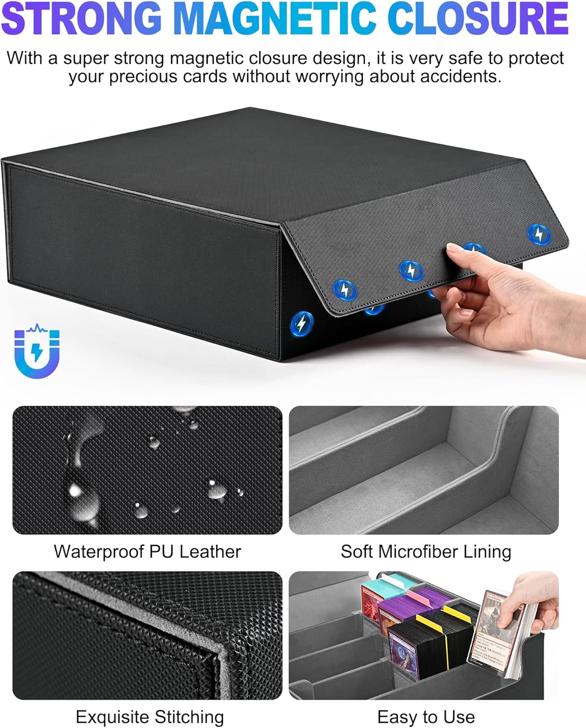 Thumbnail 2 de UAONO Card Storage Box for MTG Cards 📦