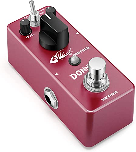 Detalle de Donner Morpher Distortion Pedale Chitarra Elettrica – True Bypass, 3 modalità