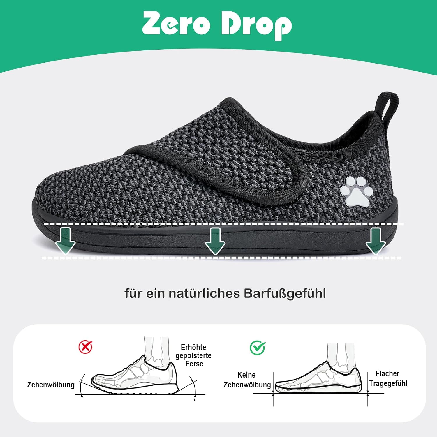 Thumbnail 4 de IceUnicorn Baby Barfußschuhe – breite Lauflernschuhe mit rutschfester Sohle für Kleinkinder