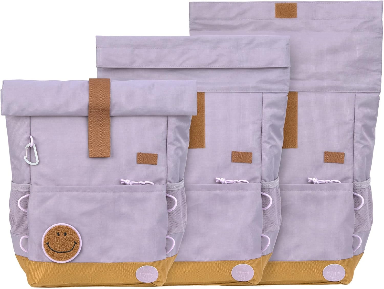 Detalle 2 de LÄSSIG Kinderrucksack mit Brustgurt Rolltop, wasserabweisend – 12‑Liter Freizeitrucksack (Medium)