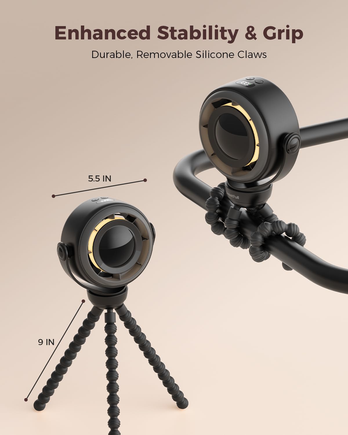 Thumbnail 6 de SWEETFULL Portable Pram Fan 4000mAh