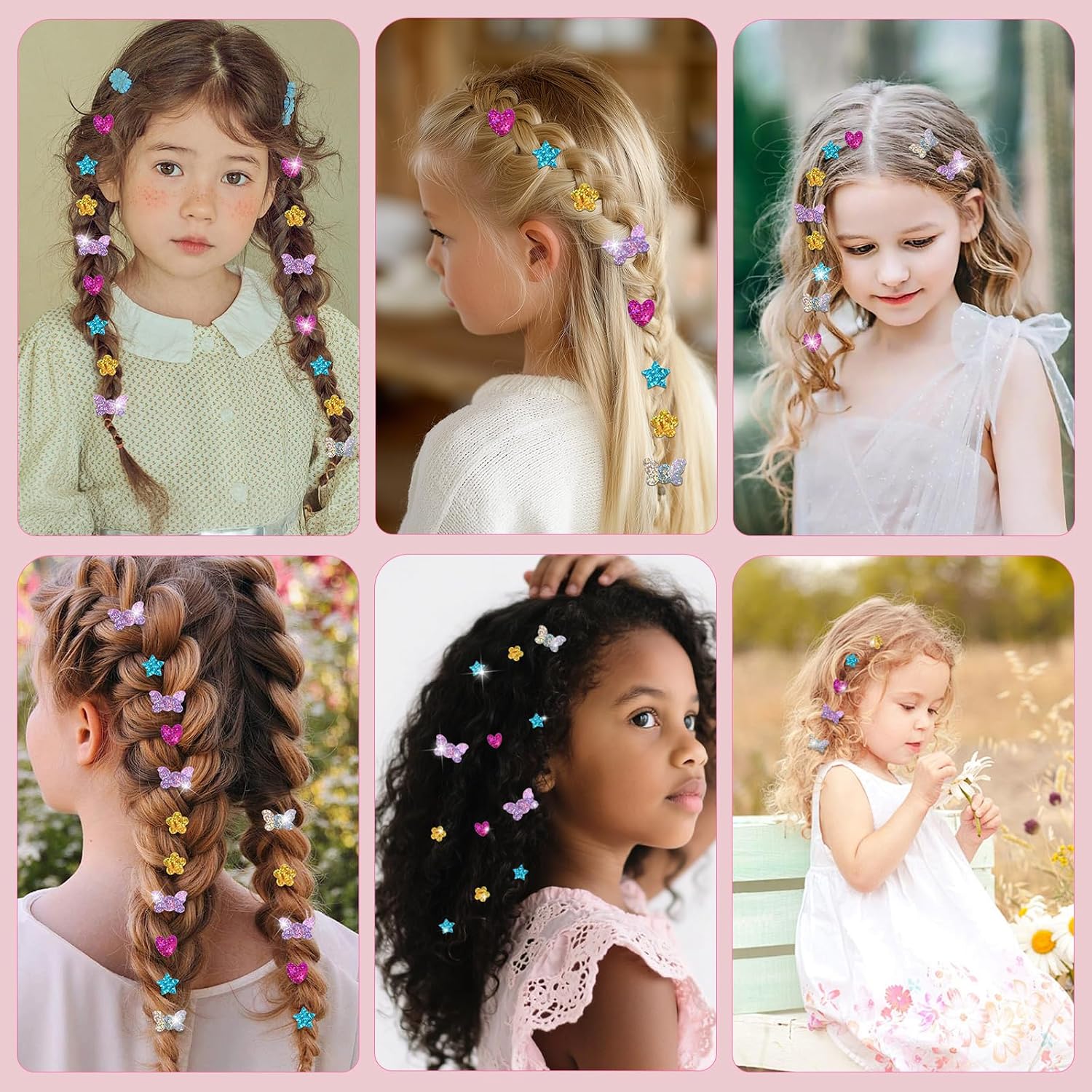 Thumbnail 2 de WooWee Hair Gem Stamper Kit — Sparkling Hair Jewels Styling Tool for Girls (Reusable Glitter Sequins)