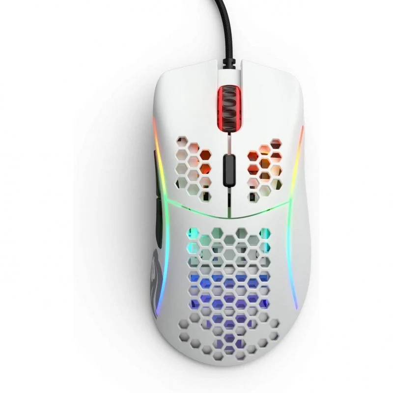 Detalle de Glorious Model D Ratón gaming 12.000 DPI Blanco