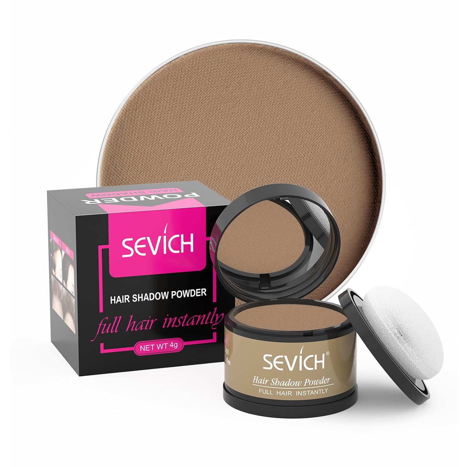 Thumbnail 6 de Sevich Hairline Powder (Black) for Instant Root Touch-Ups and Thinning Coverage