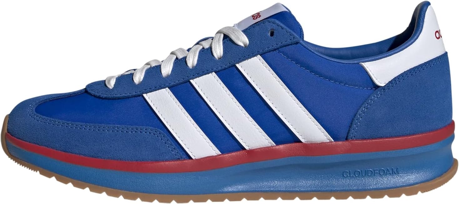 Detalle de adidas Run 70S 2.0 Shoes para Hombre - Bright Royal/FTWR White/Better Scarlet, talla 43 1/3 EU