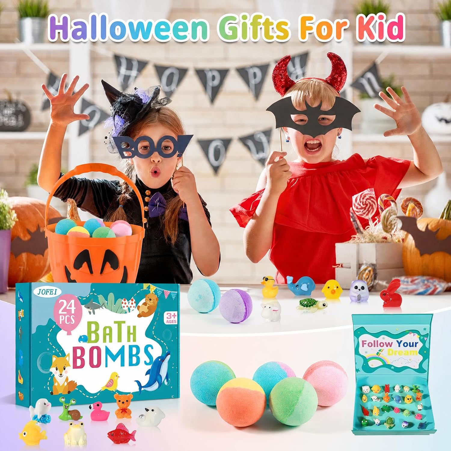 Thumbnail 4 de Bath Bombs for Kids with Surprise Inside – 24 Pack Gift Set (Toys Inside)