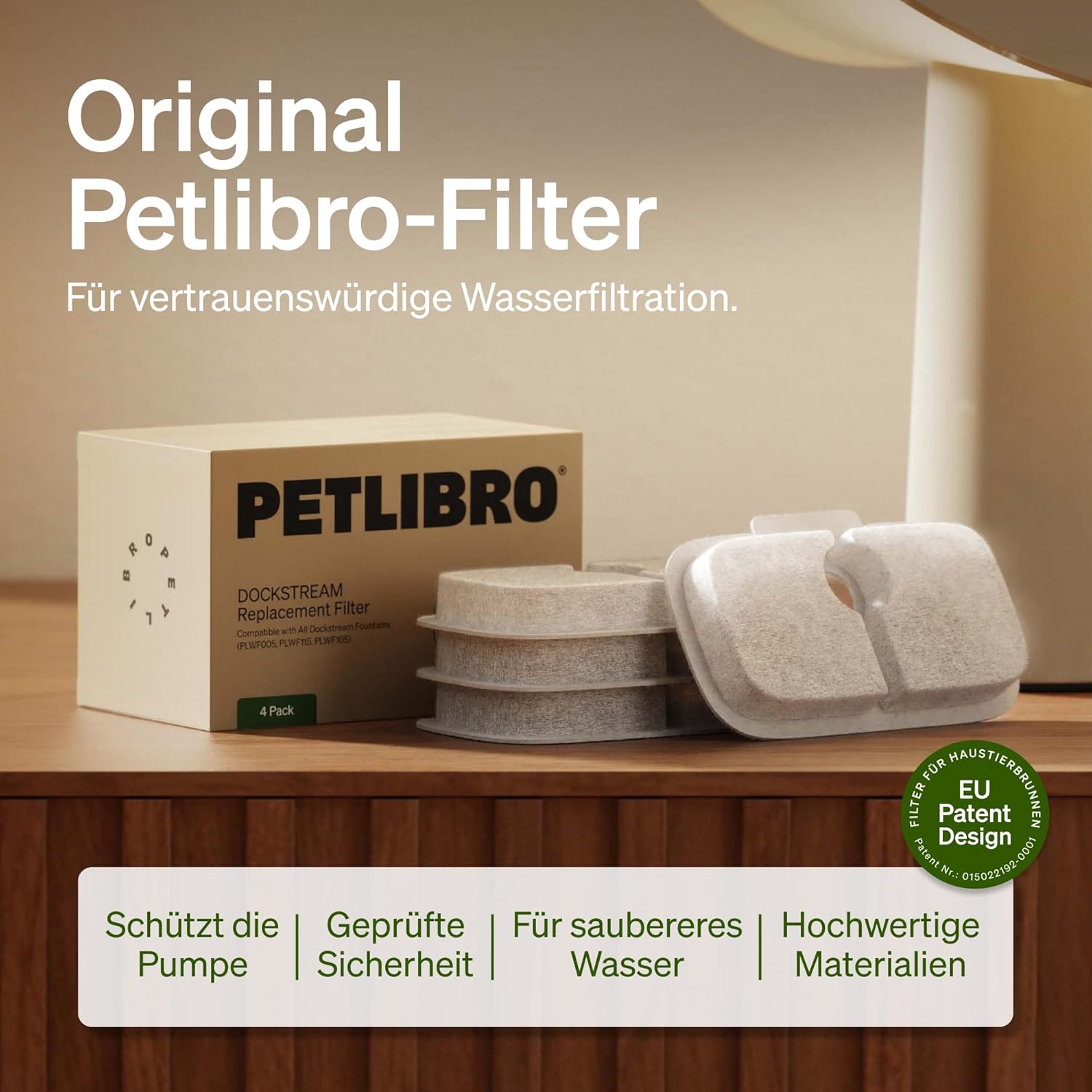 Thumbnail 4 de PETLIBRO PLWF005 Dockstream Filter 4er Pack