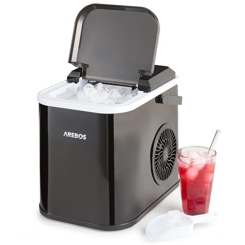 Detalle de Arebos Eiswürfelmaschine 12 kg/24h – kompakt, leise und selbstreinigend
