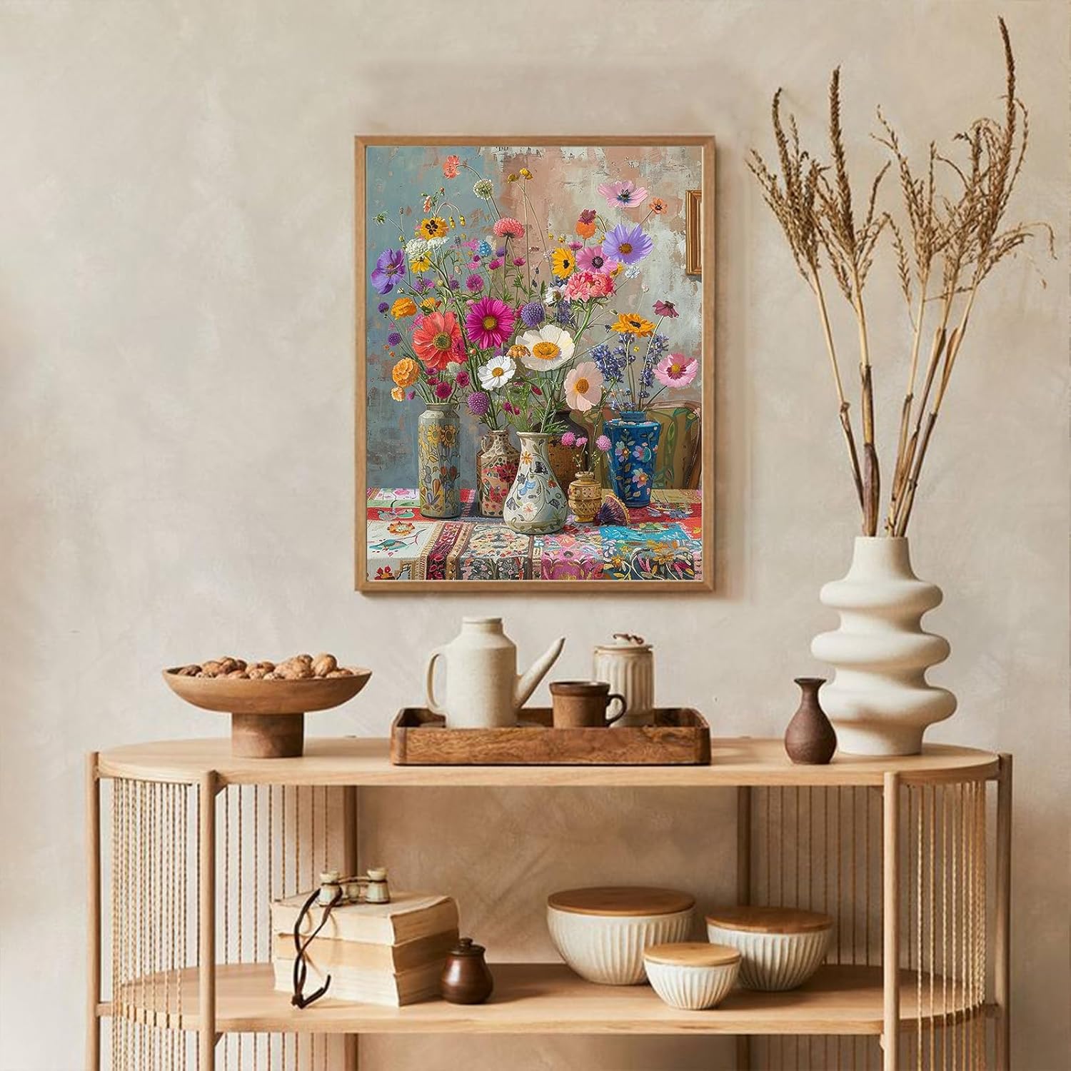 GOUGOUFAFA Malen nach Zahlen Blume 40×50 cm ⌚