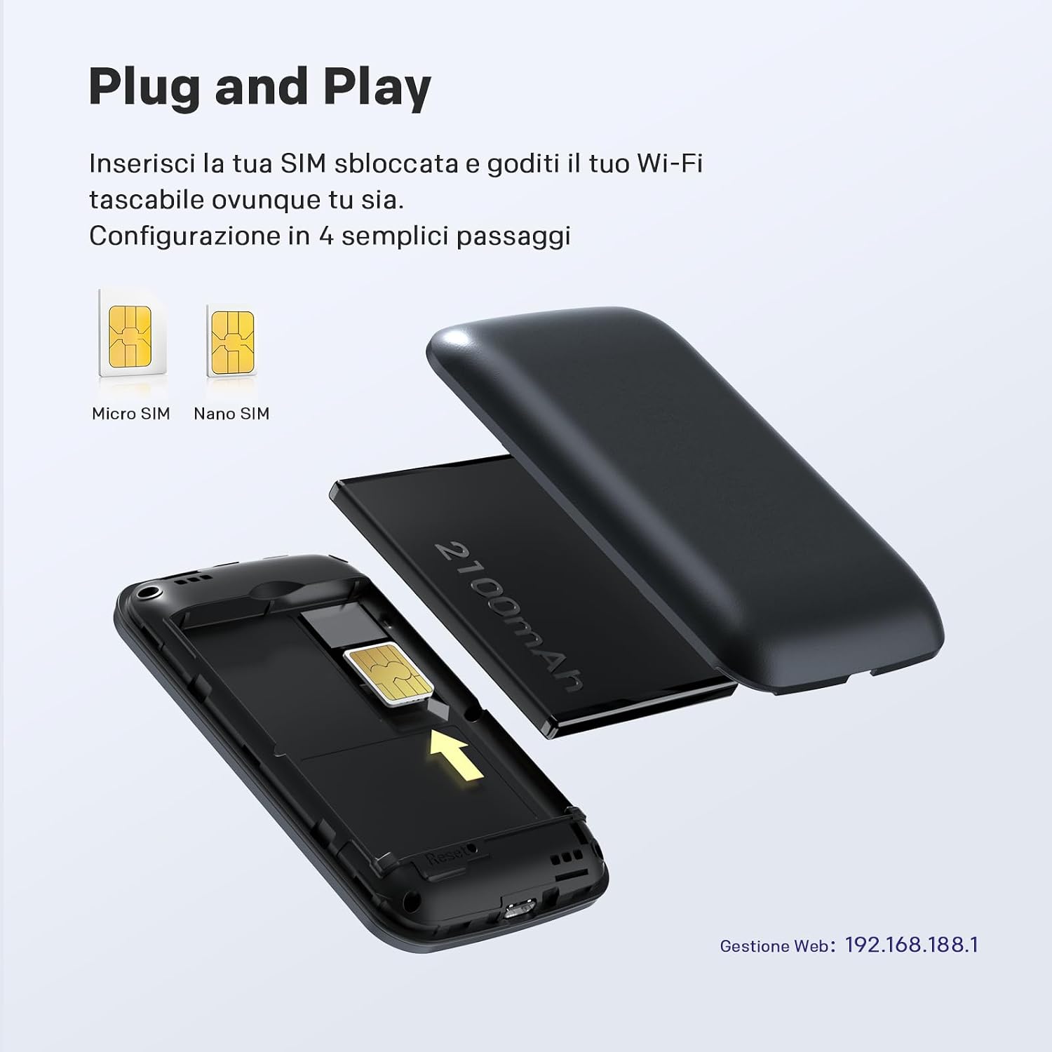 Detalle de STRONG Saponetta WiFi Portatile 4G LTE 150 Mbps