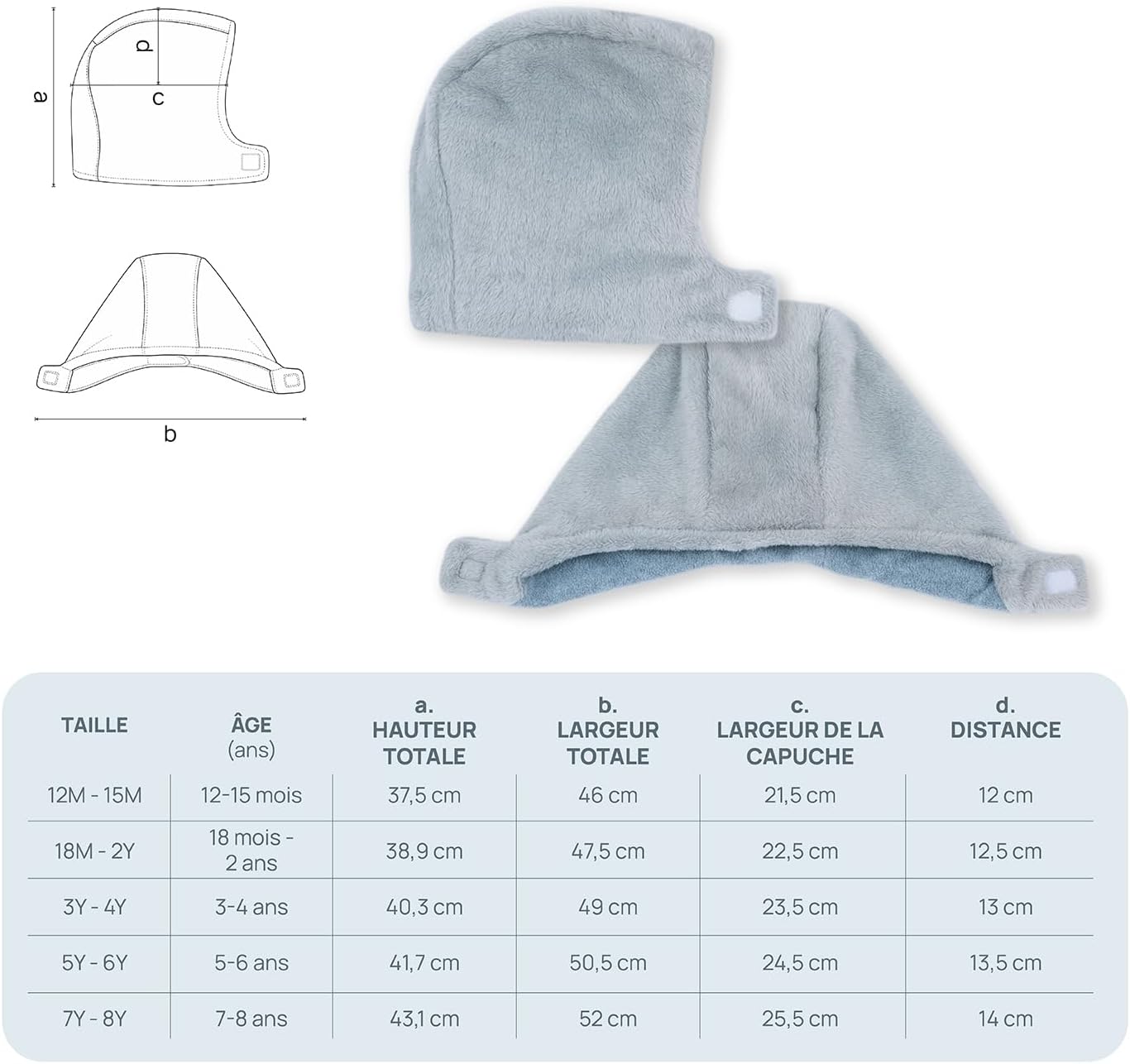 Detalle 2 de Bonnet hiver réversible velours Chicco