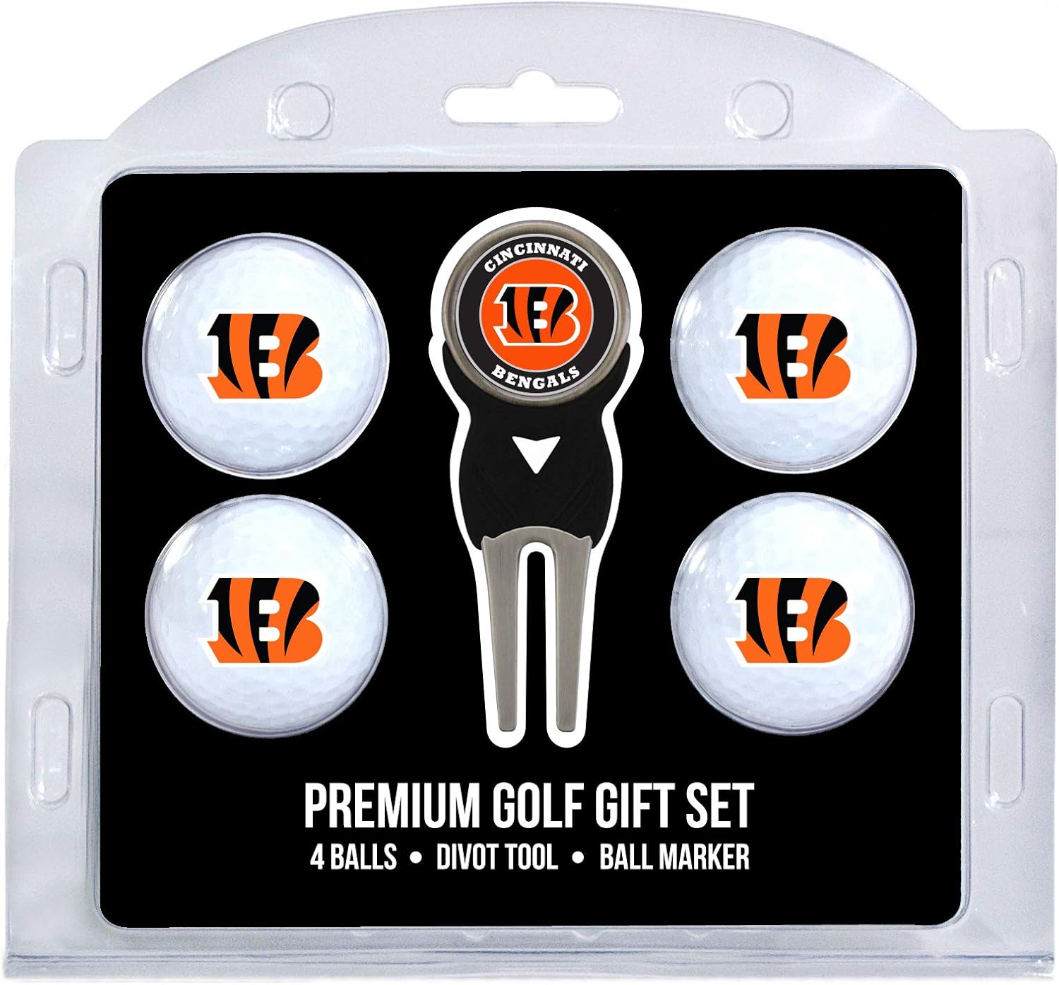 Thumbnail 2 de Team Golf NFL Regulation Size Golf Balls (4 Count) & Divot Tool with Removable Double-Sided Magnetic Marker
