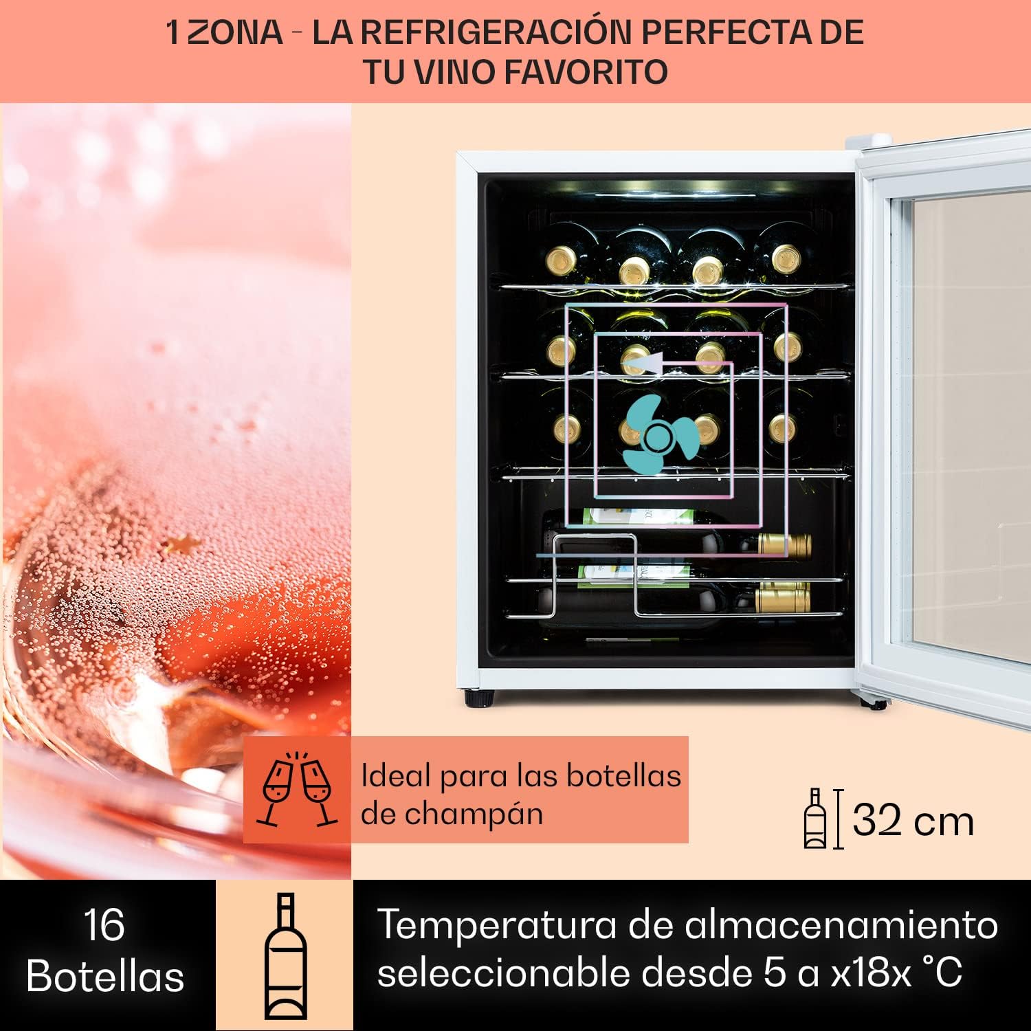Thumbnail 2 de KLARSTEIN Vinoteca 16 Botellas