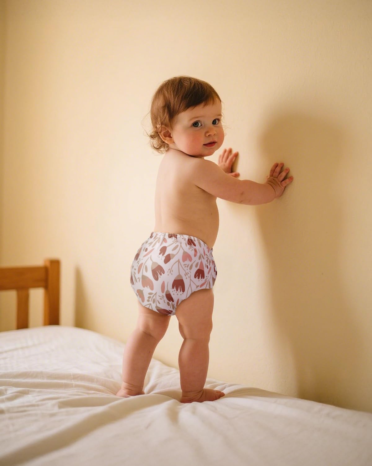 Detalle 2 de ALVA 3CDC06-CA Cloth Diaper Cover, 3-Pack Adjustable Reusable Shells