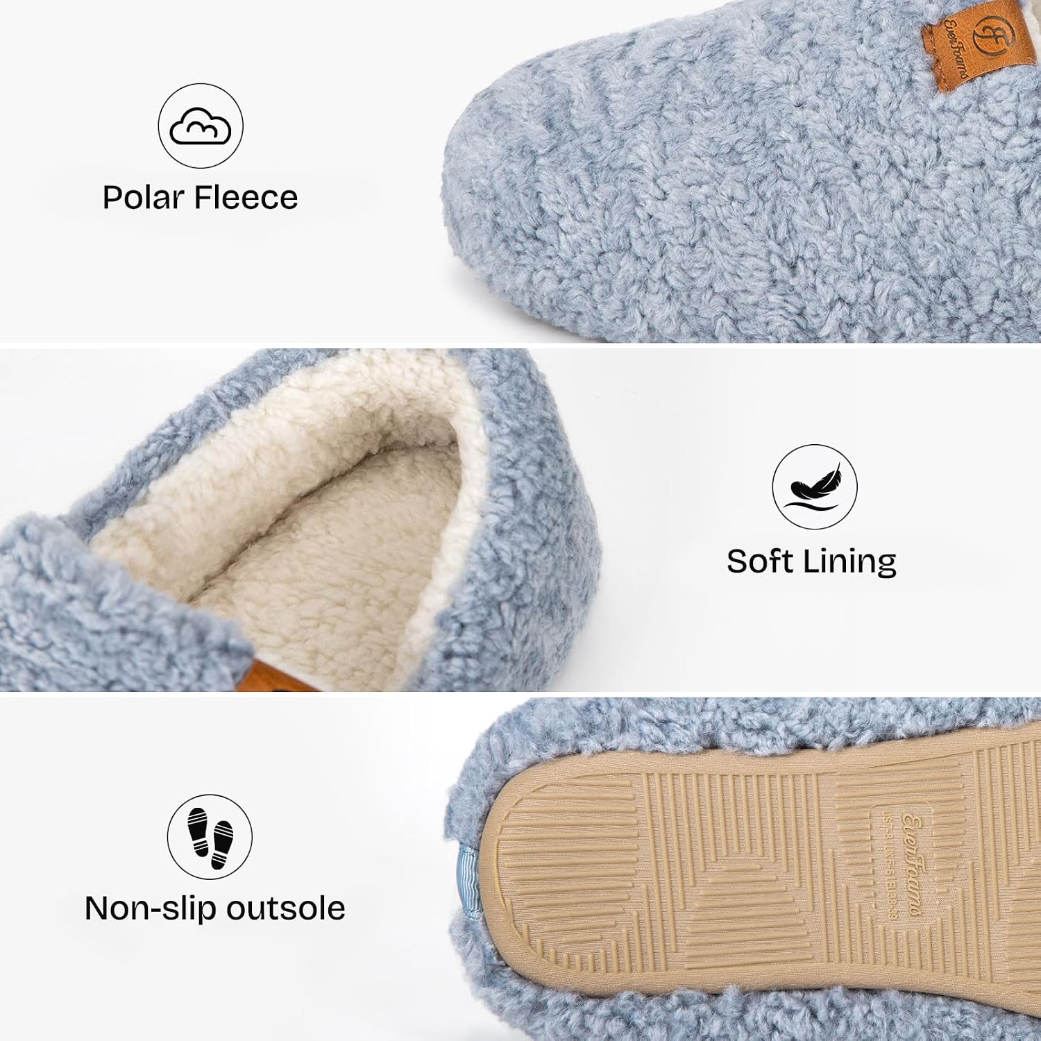 Thumbnail 4 de EverFoams Women’s Soft Curly Slippers memory foam