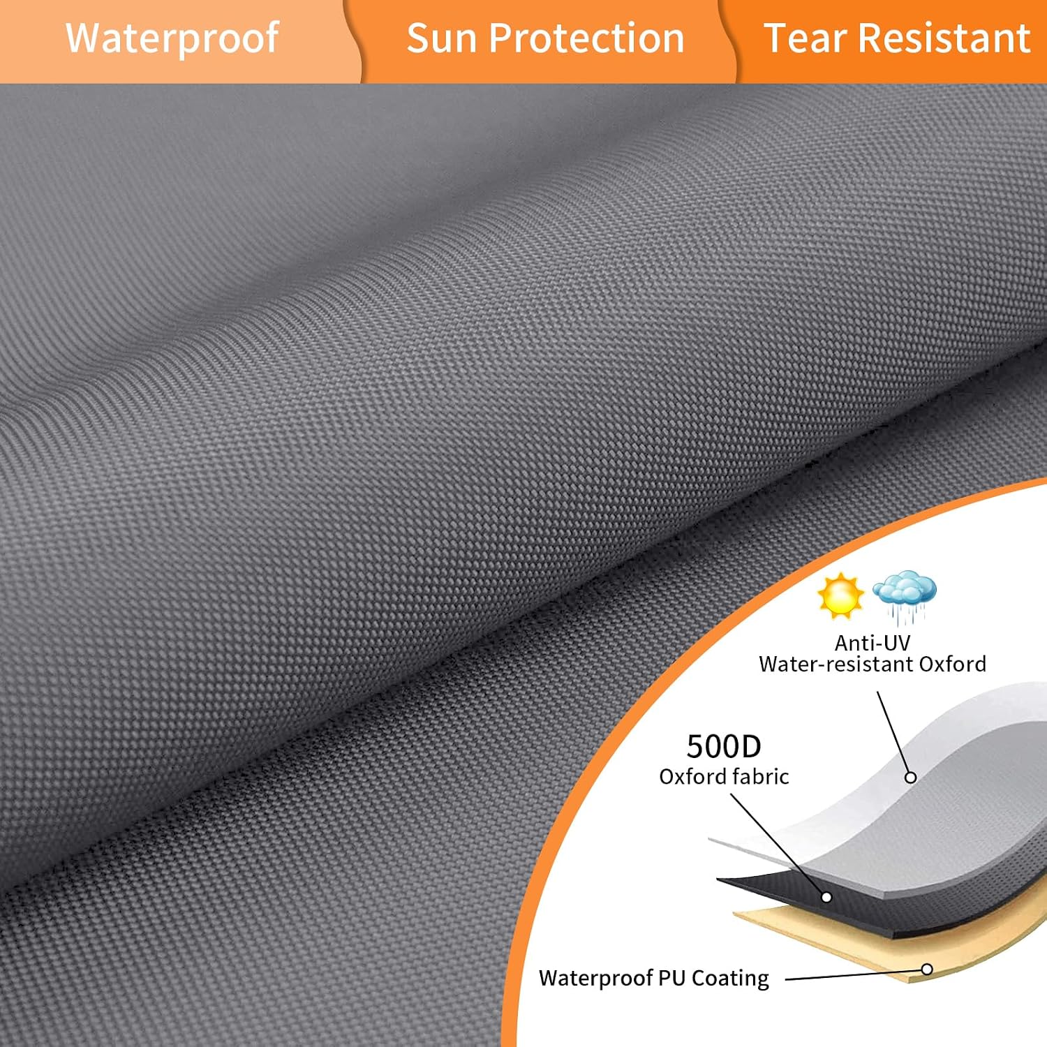 Detalle 2 de STARTWO Outdoor Air Conditioner Cover, 34 x 34 x 31 in