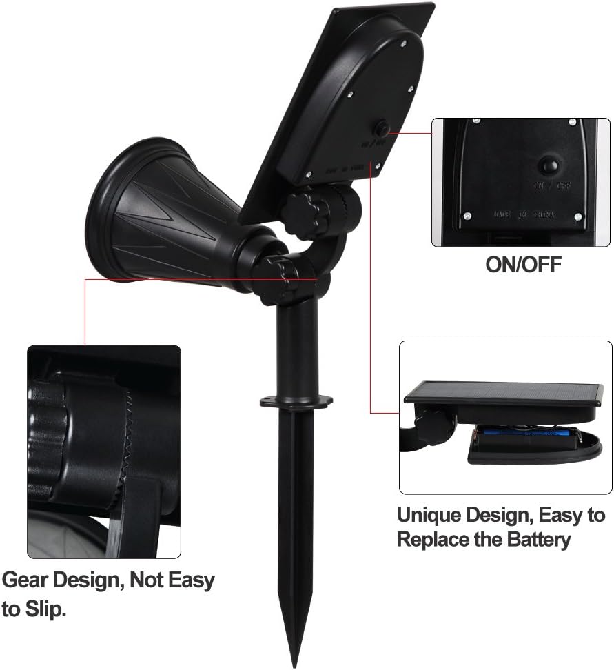 Thumbnail 3 de T-SUN solar spotlights 4 pack, 250 lumens