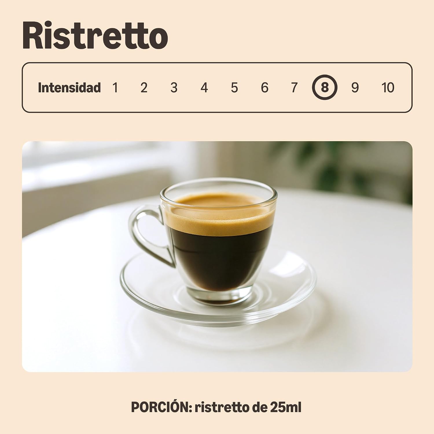 Thumbnail 2 de by Amazon Ristretto Cápsulas Nespresso Tueste Medio, 100 unidades