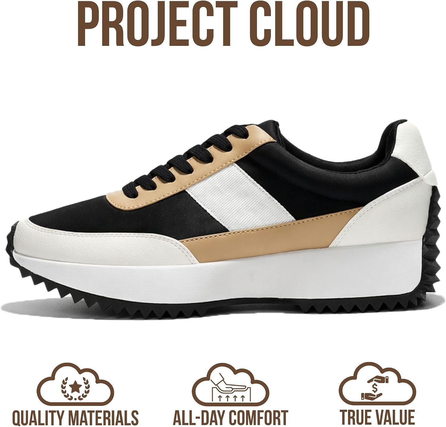 Detalle 2 de Project Cloud Womens Sneakers memory foam insole