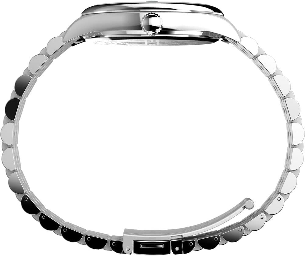 Detalle 2 de Timex Legacy Herrenuhr mit 41-mm-Edelstahlgehäuse und schwarzem Zifferblatt