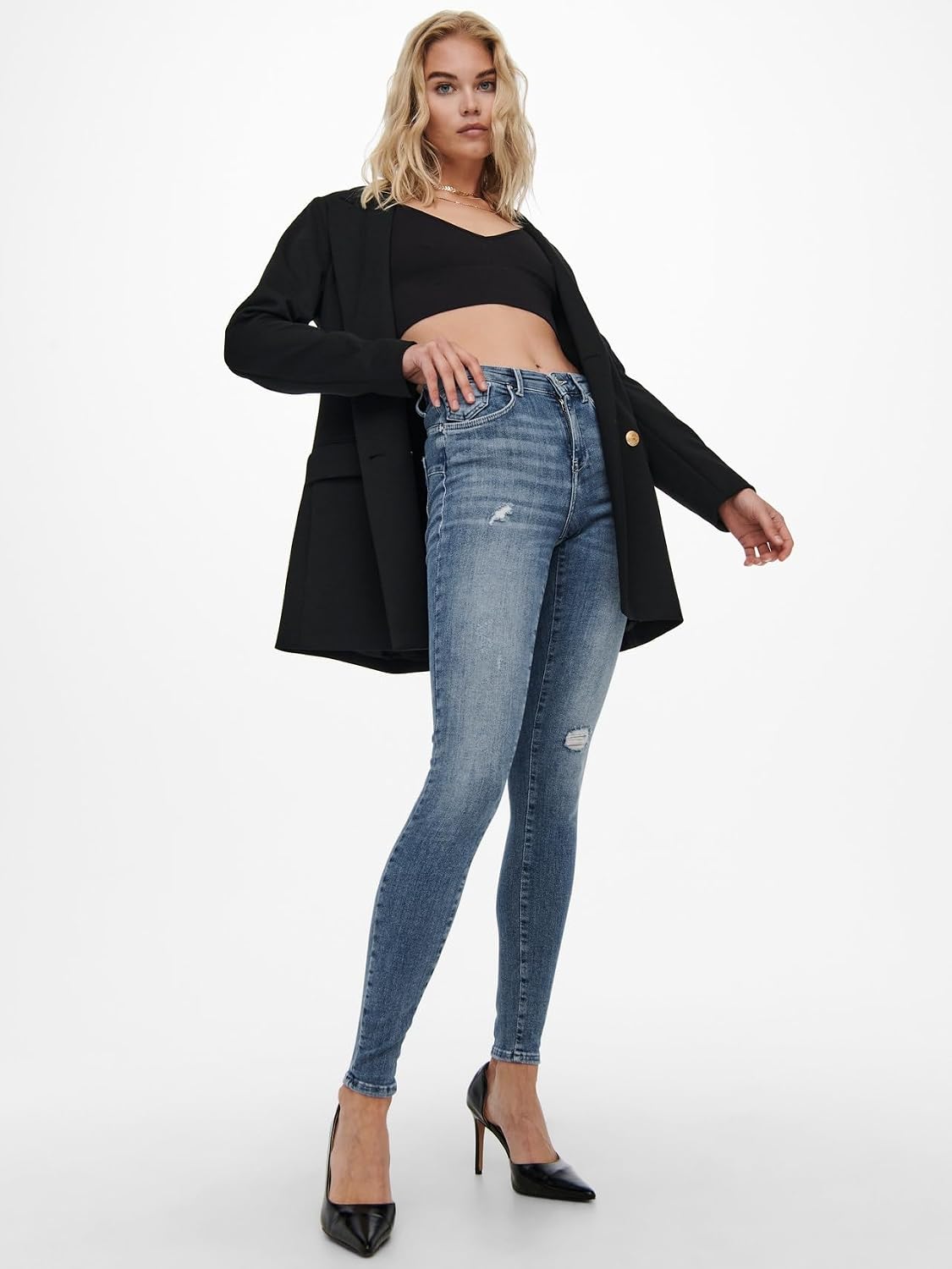 Thumbnail 6 de ONLY Female Skinny Jeans ONLPOWER – Mittlere Taille, Skinny Fit