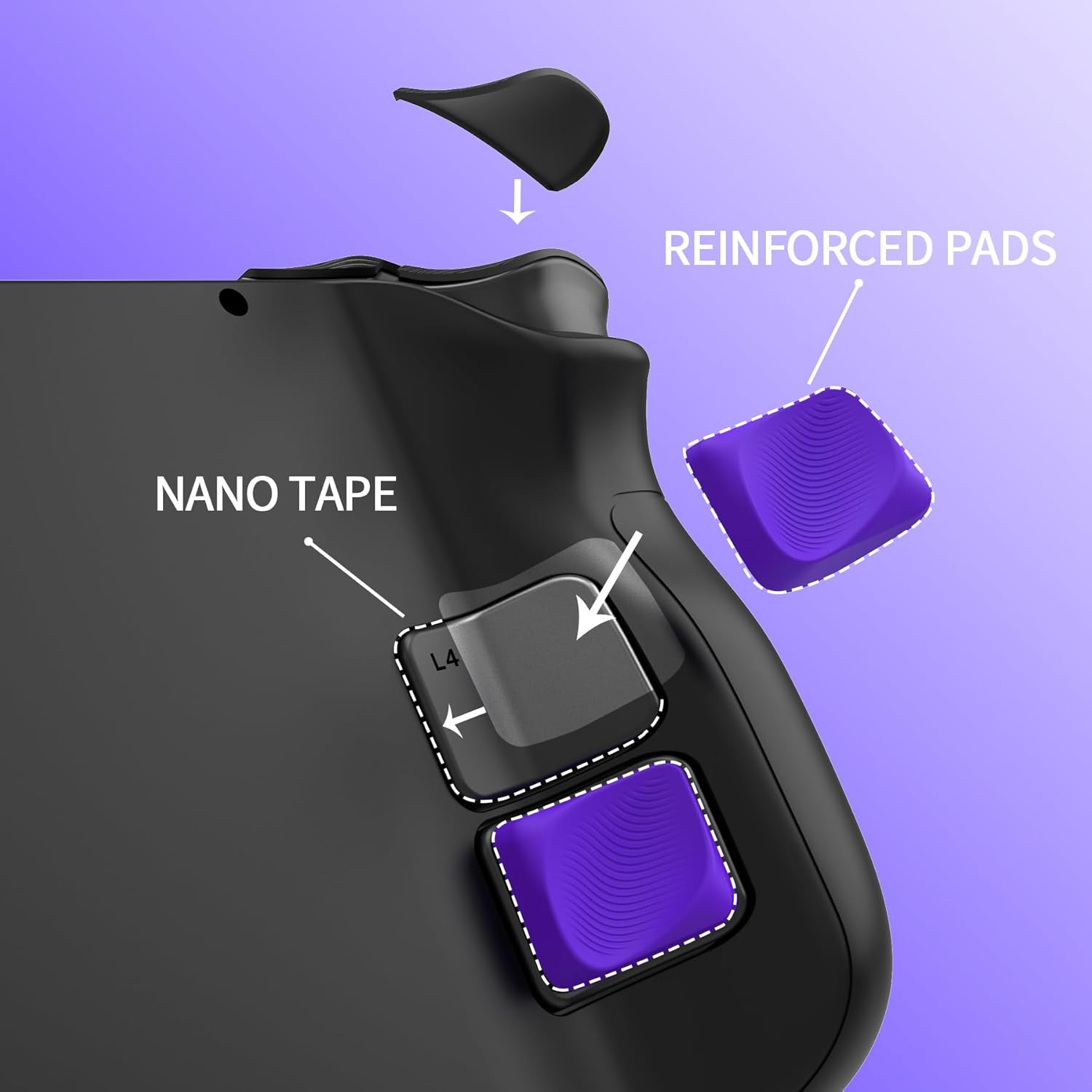 Thumbnail 2 de playvital Ergonomic Grip Kit for Steam Deck