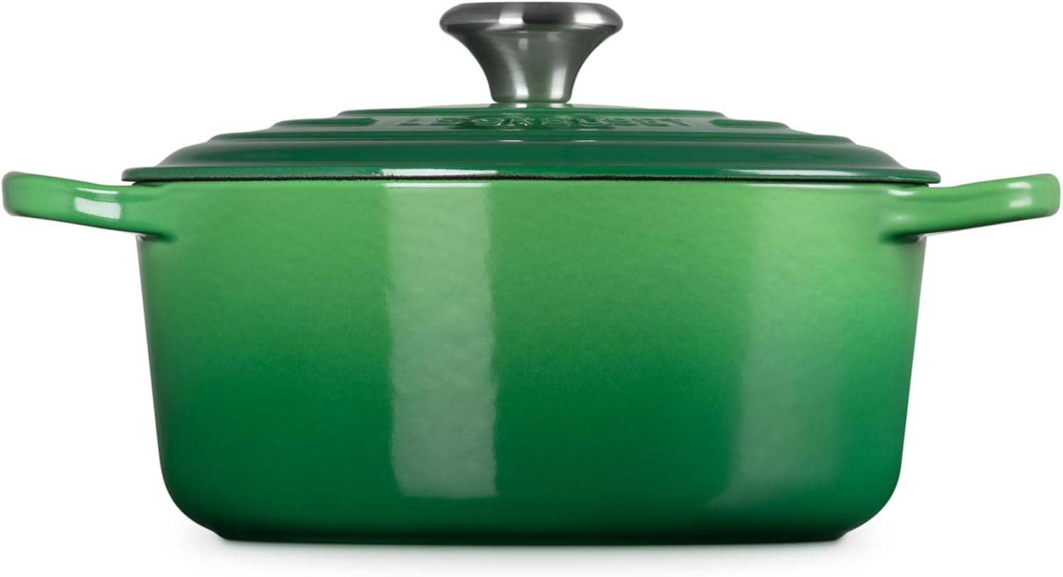 Thumbnail 2 de Le Creuset Signature Enamelled Cast Iron Round Casserole Dish with Lid, Bamboo (24 cm)