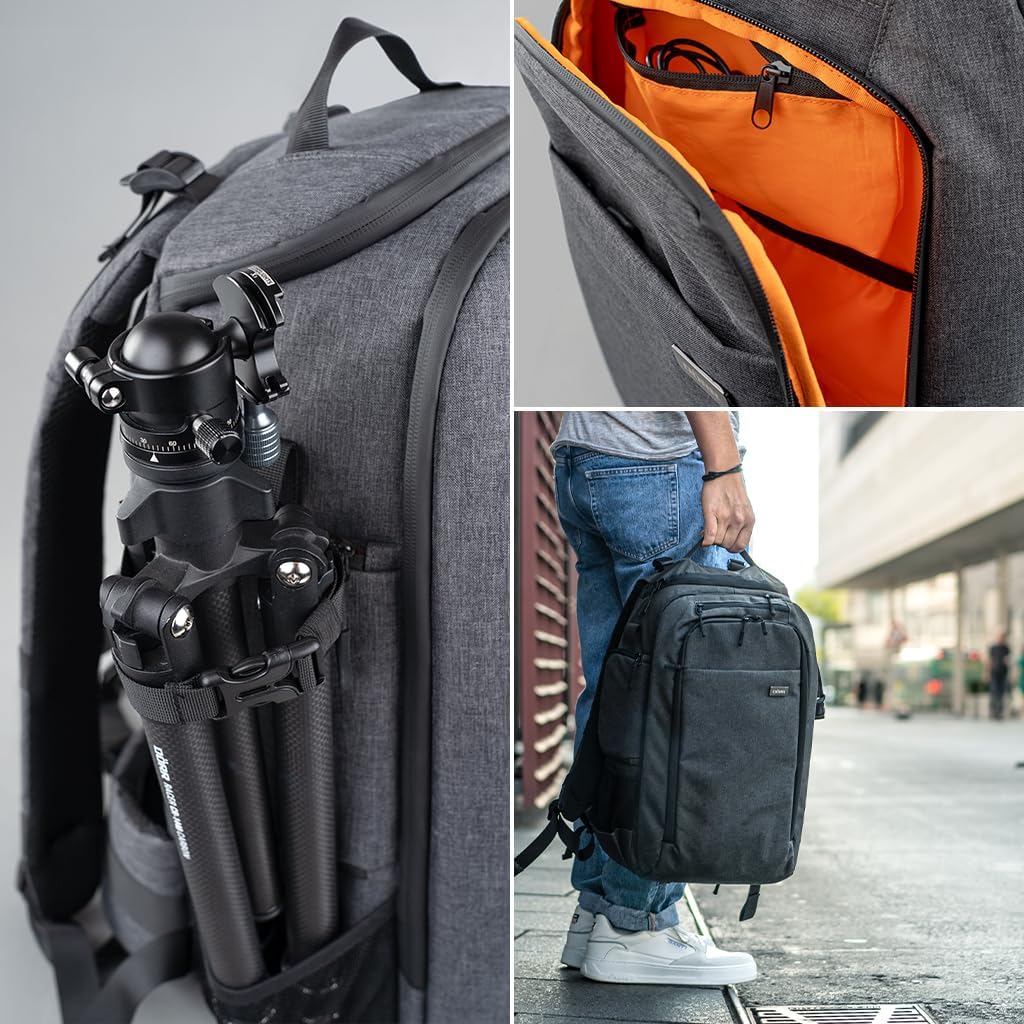 Thumbnail 6 de DÖRR Fotorucksack Prag Pro 20L & Prag Go 16L – wasserdicht mit 16-Zoll-Laptopfach, Stativhalterung & flexibler Fotoeinteilung