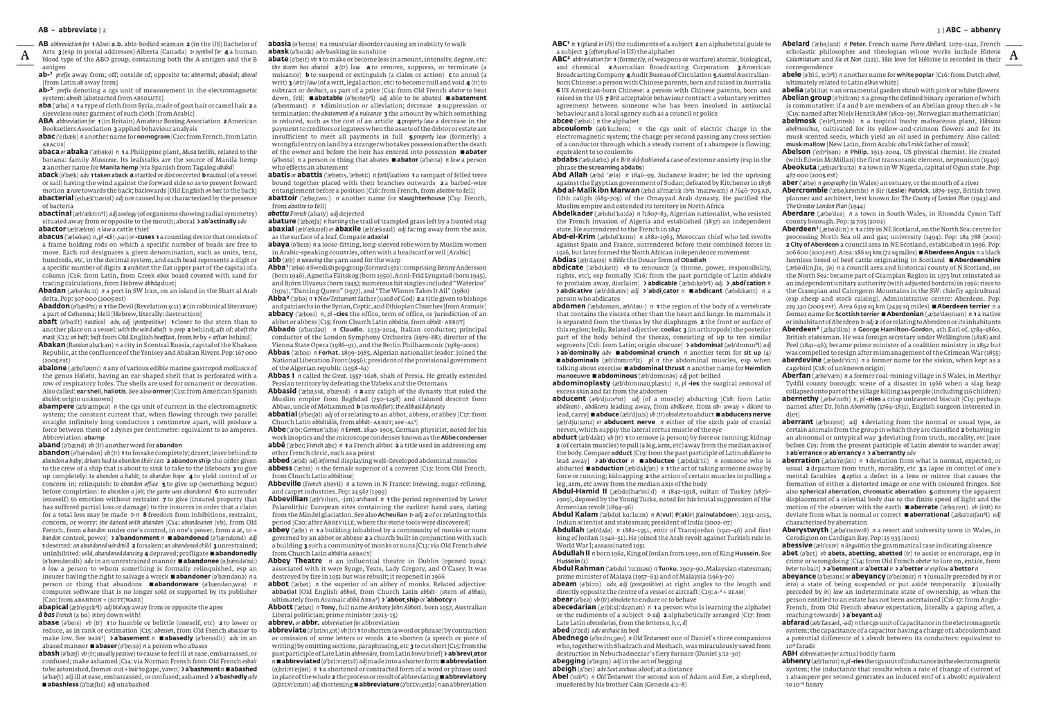 Detalle de English Dictionary Complete and Unabridged, 14e editie: woordenboek met slipcase