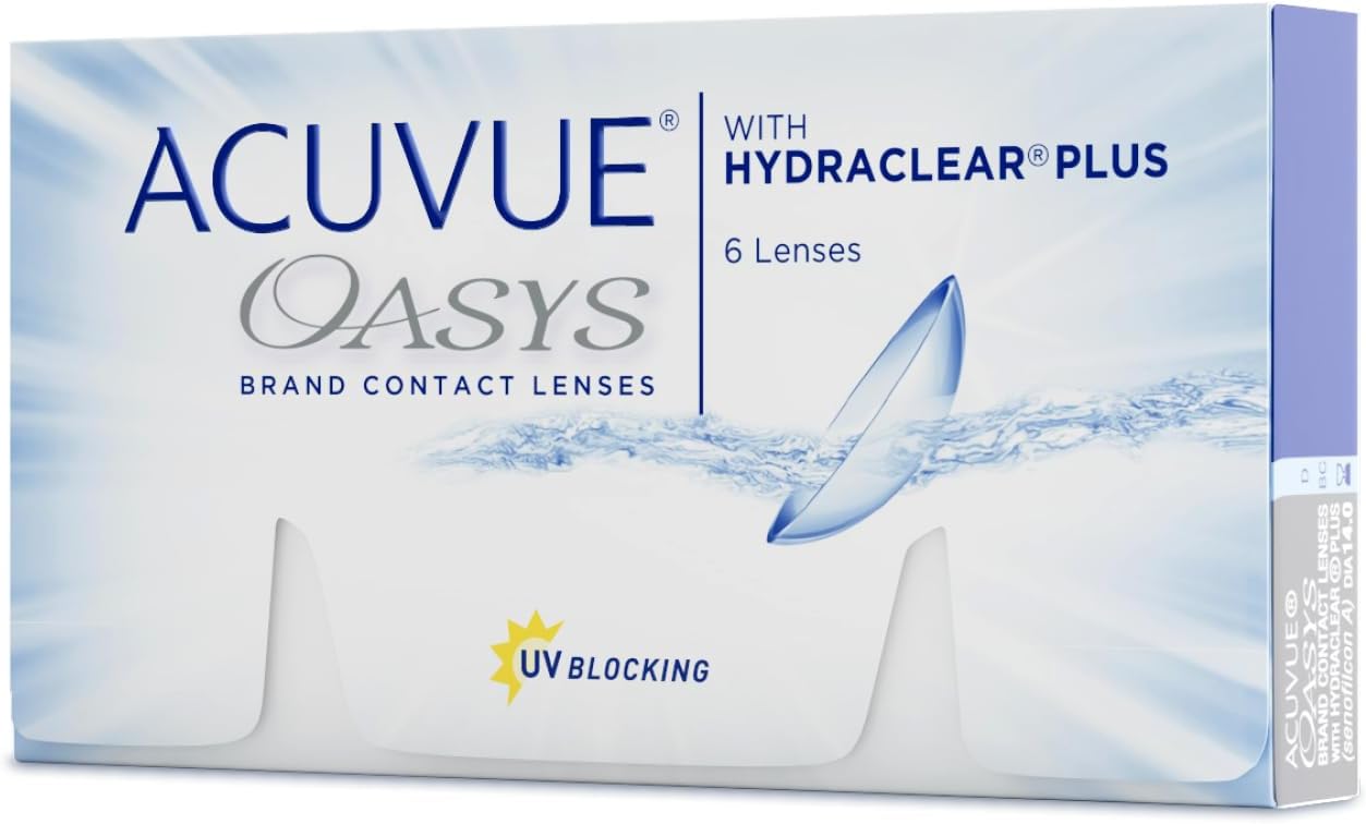 Thumbnail 2 de ACUVUE OASYS 2-Wochen-Kontaktlinsen, -5.00 dpt, BC 8.4 – UV-Schutz, Austrocknungsschutz, 6 Linsen