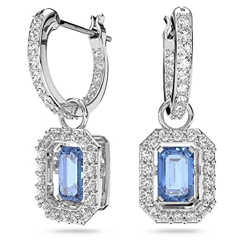 Detalle de Swarovski Orecchini pendenti Millenia, taglio ottagonale Blu, placcato rodio