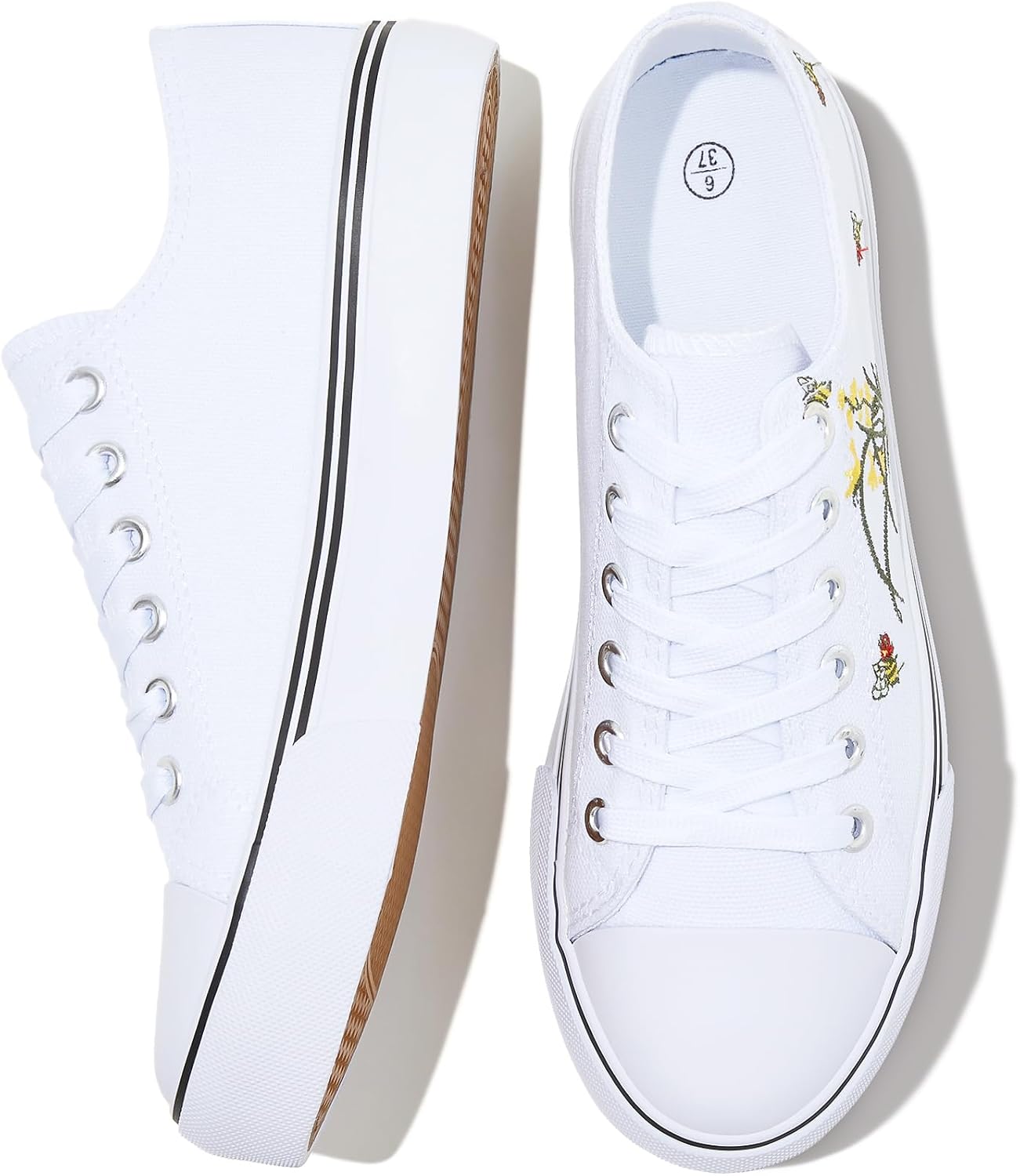 Thumbnail 6 de FRACORA Womens Canvas Low Top Sneakers