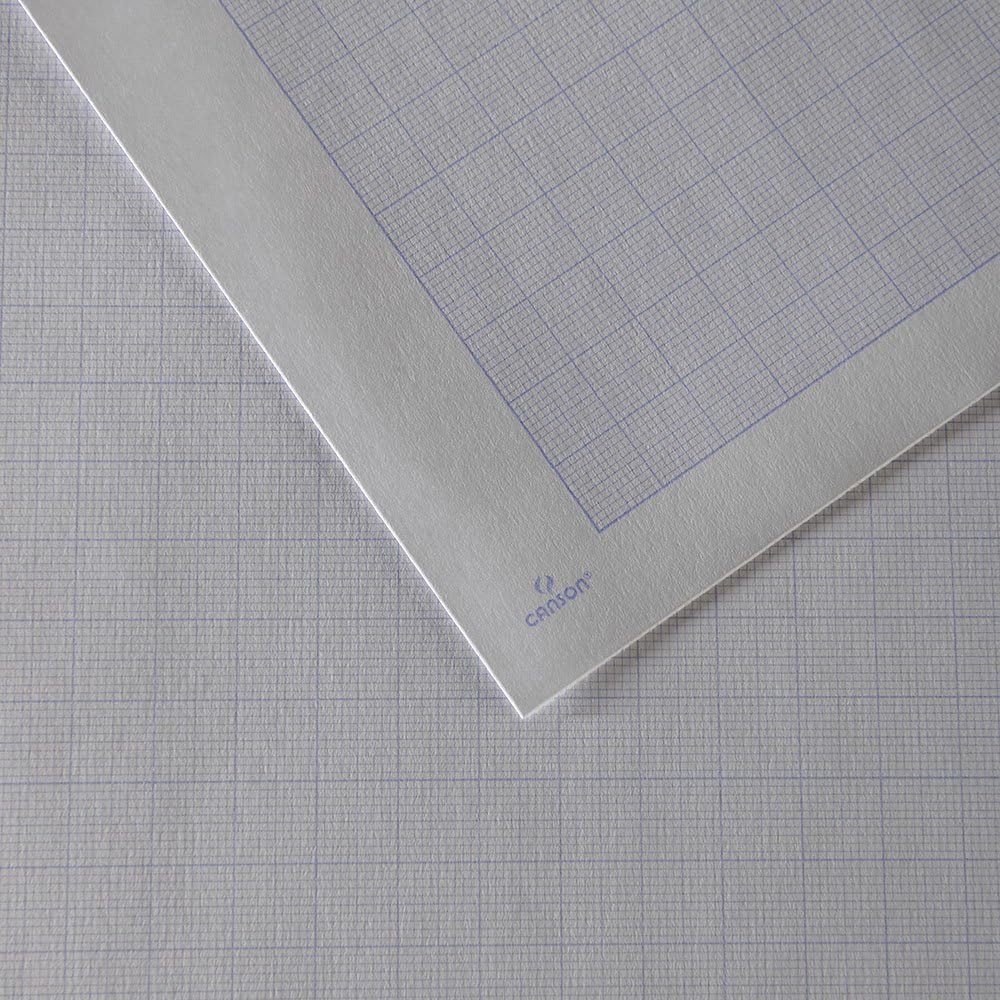 Thumbnail 3 de CANSON Bloc A4 millimétré bleu – 50 feuilles, 90 g/m²