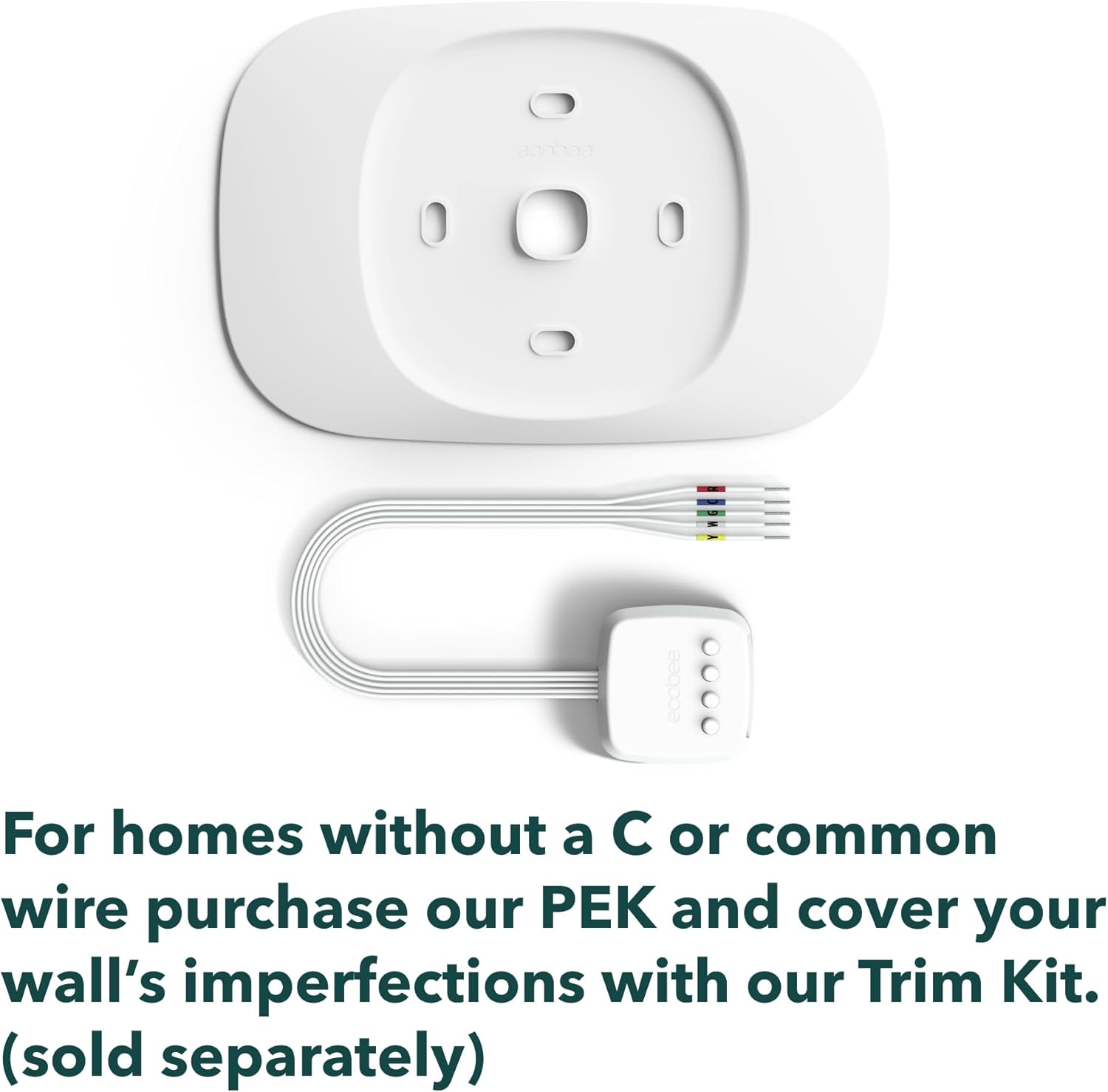 Detalle de ecobee Smart Thermostat Essential (Energy Star) — Programmable Wi‑Fi Thermostat with Alexa, Siri & Google Assistant Support