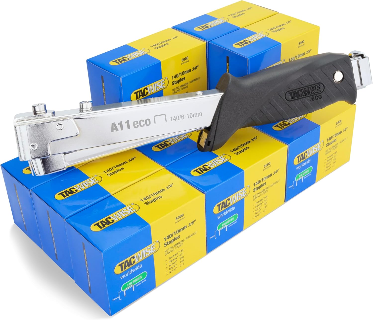 Thumbnail 6 de Tacwise 0322 Graffatrice a Martello A11 – fissatrice professionale a martello con caricatore superiore e 150 punti 6–10 mm
