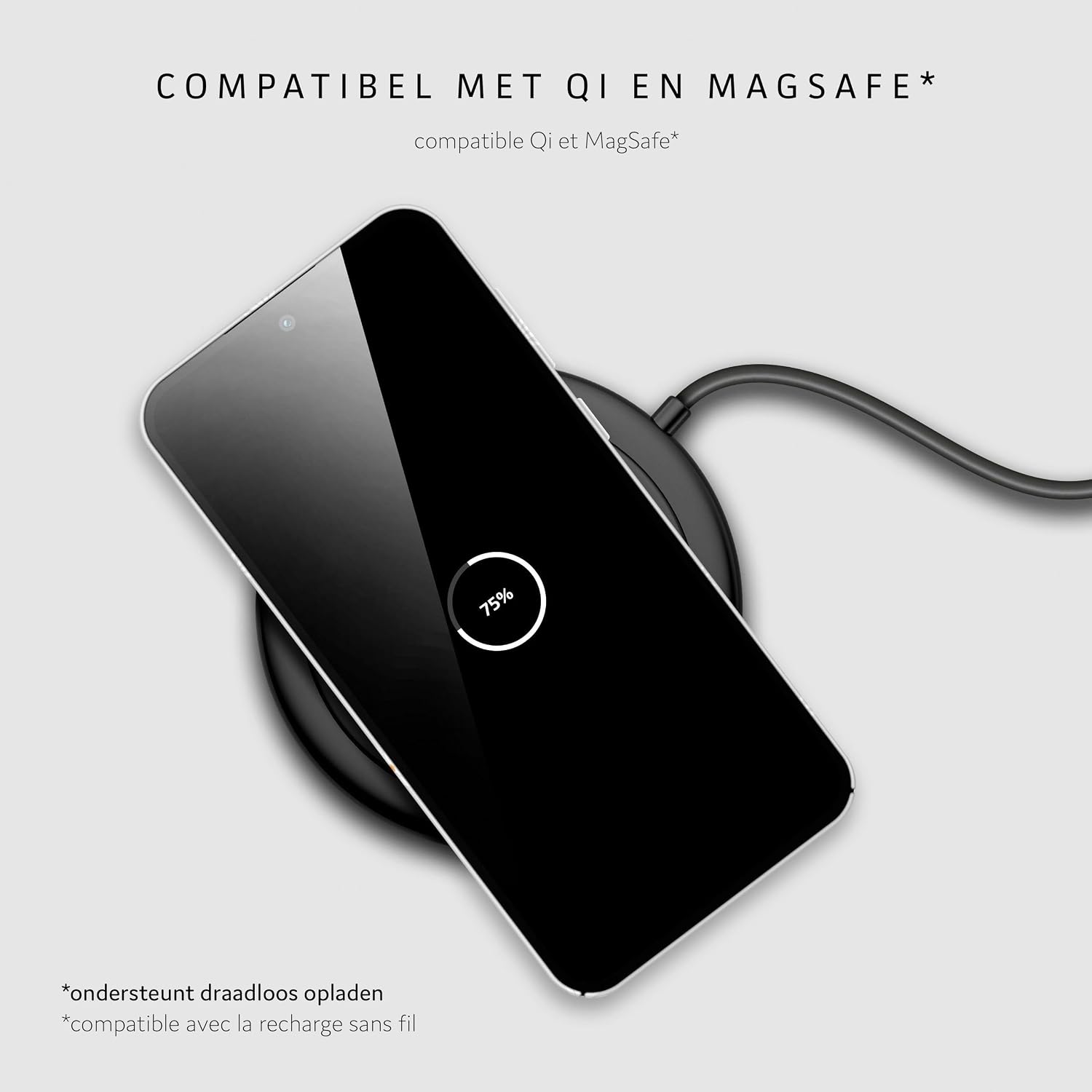 Detalle 2 de ONEFLOW Splash SPL-2333-DAISY-hoesje voor Samsung Galaxy A55 5G met stippen en camerabescherming