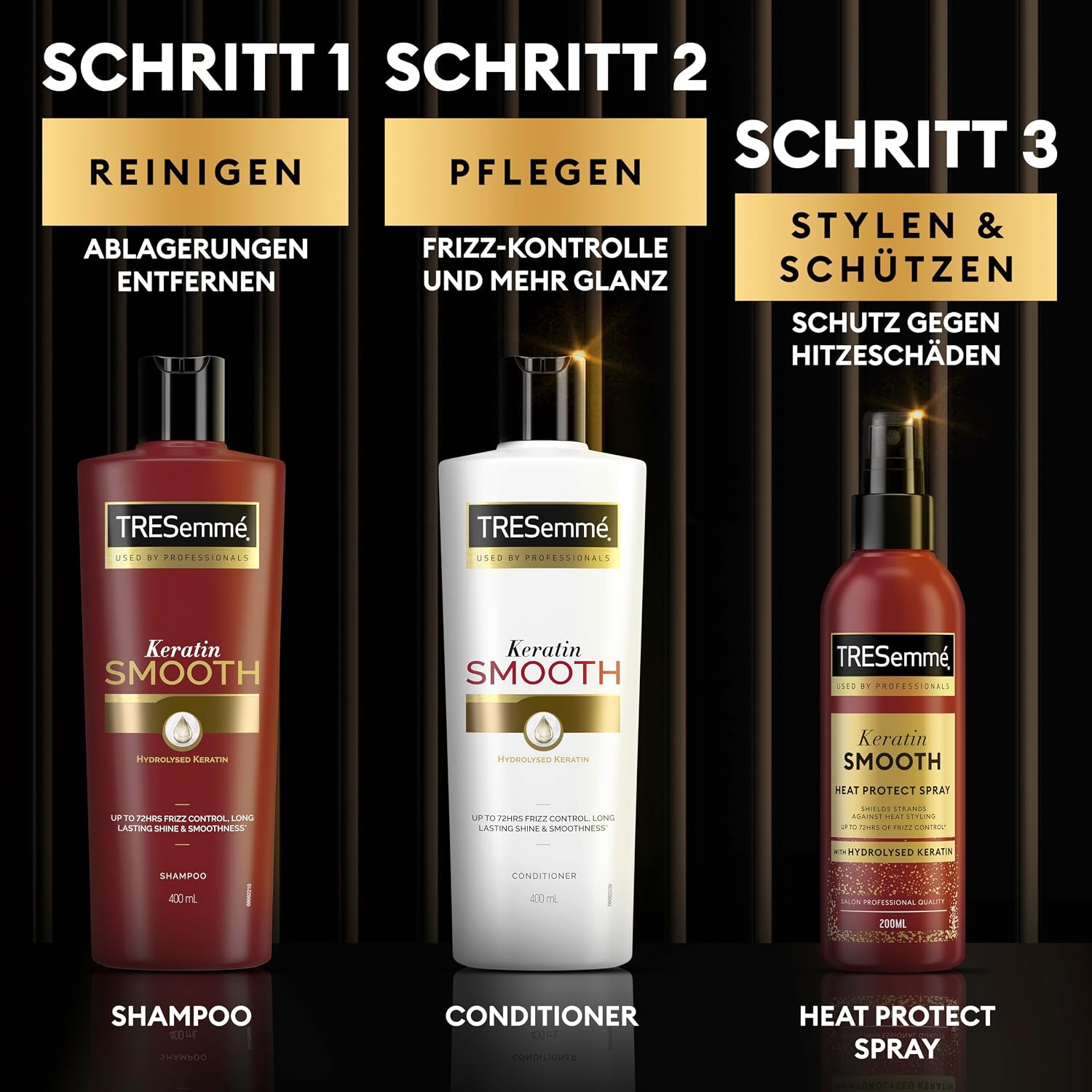 Thumbnail 4 de TRESemmé Keratin Smooth Bundle 3‑teilig 400 ml/400 ml/200 ml