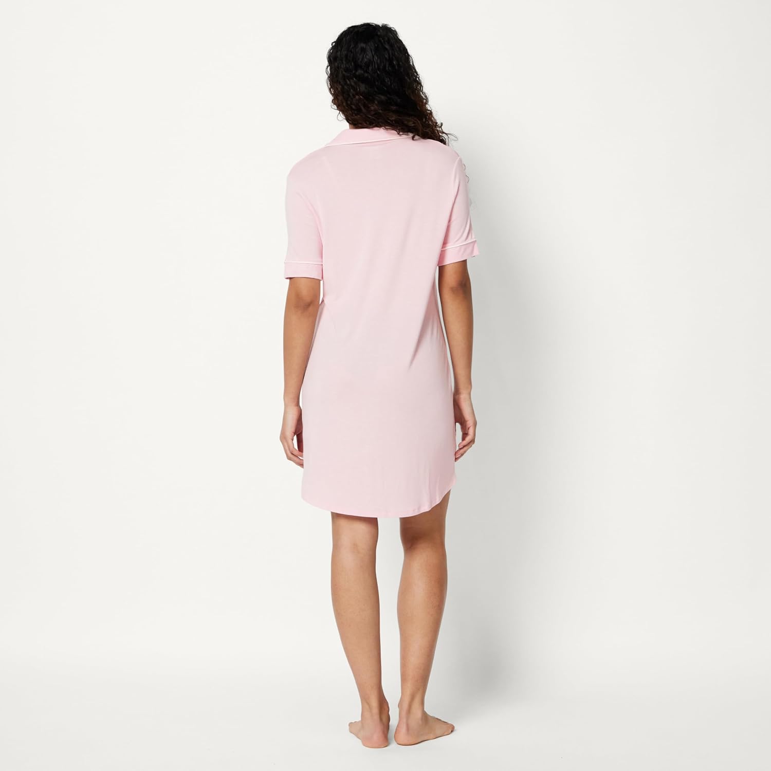 Thumbnail 2 de Amazon Essentials Women's Modal-Blend Nightgown, Short Sleeve Button-Down