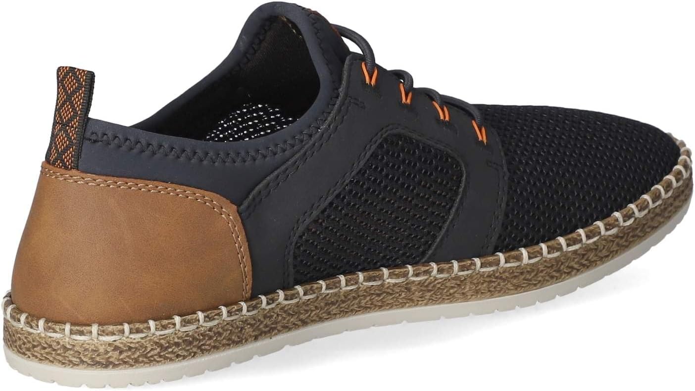 Thumbnail 3 de Rieker Herren Schnürhalbschuh in Grau – bequemer Alltagsschuh mit atmungsaktiven Materialien