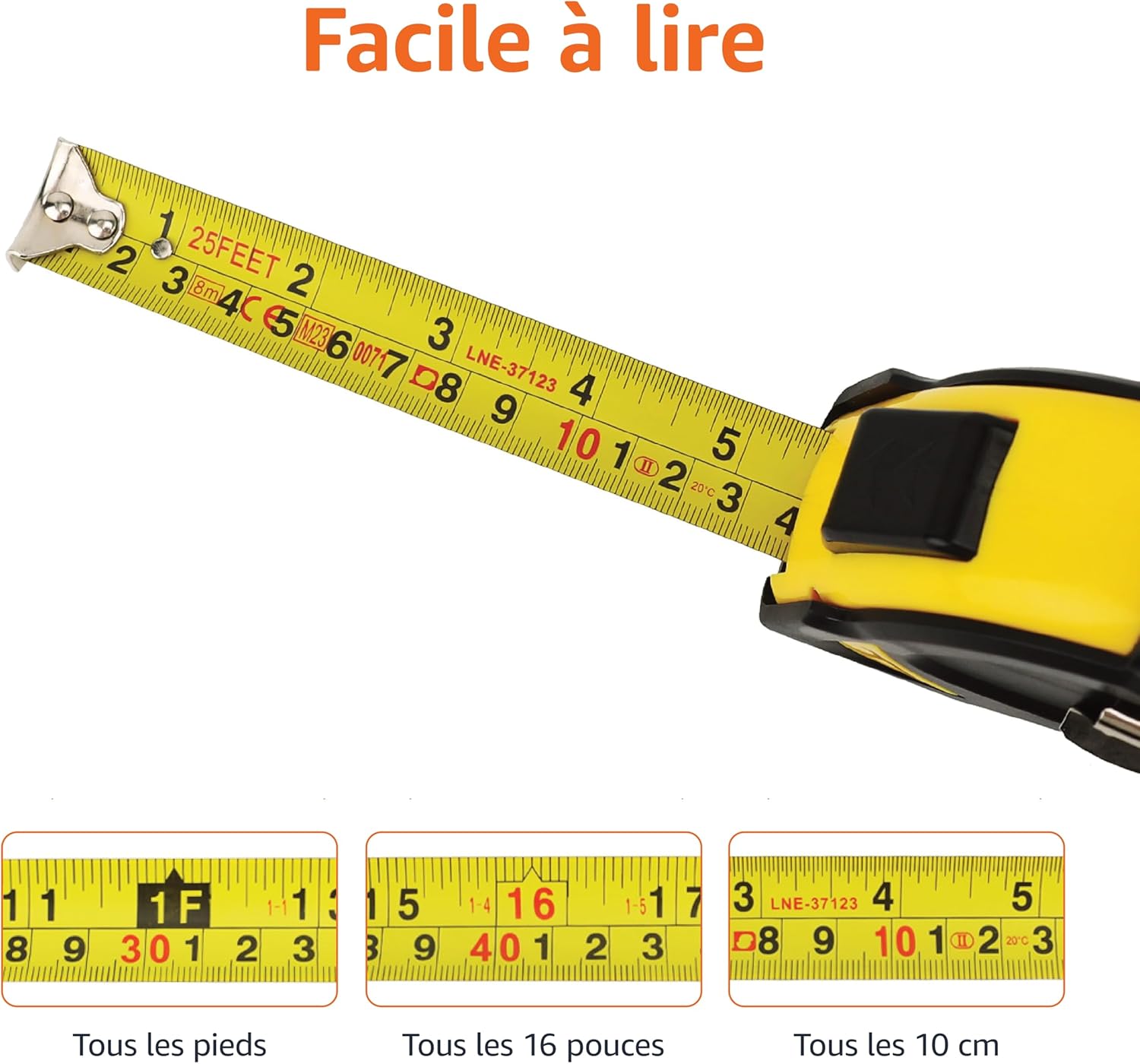 Thumbnail 1 de Amazon Basics Lot de 2 rubans 8 m 📏