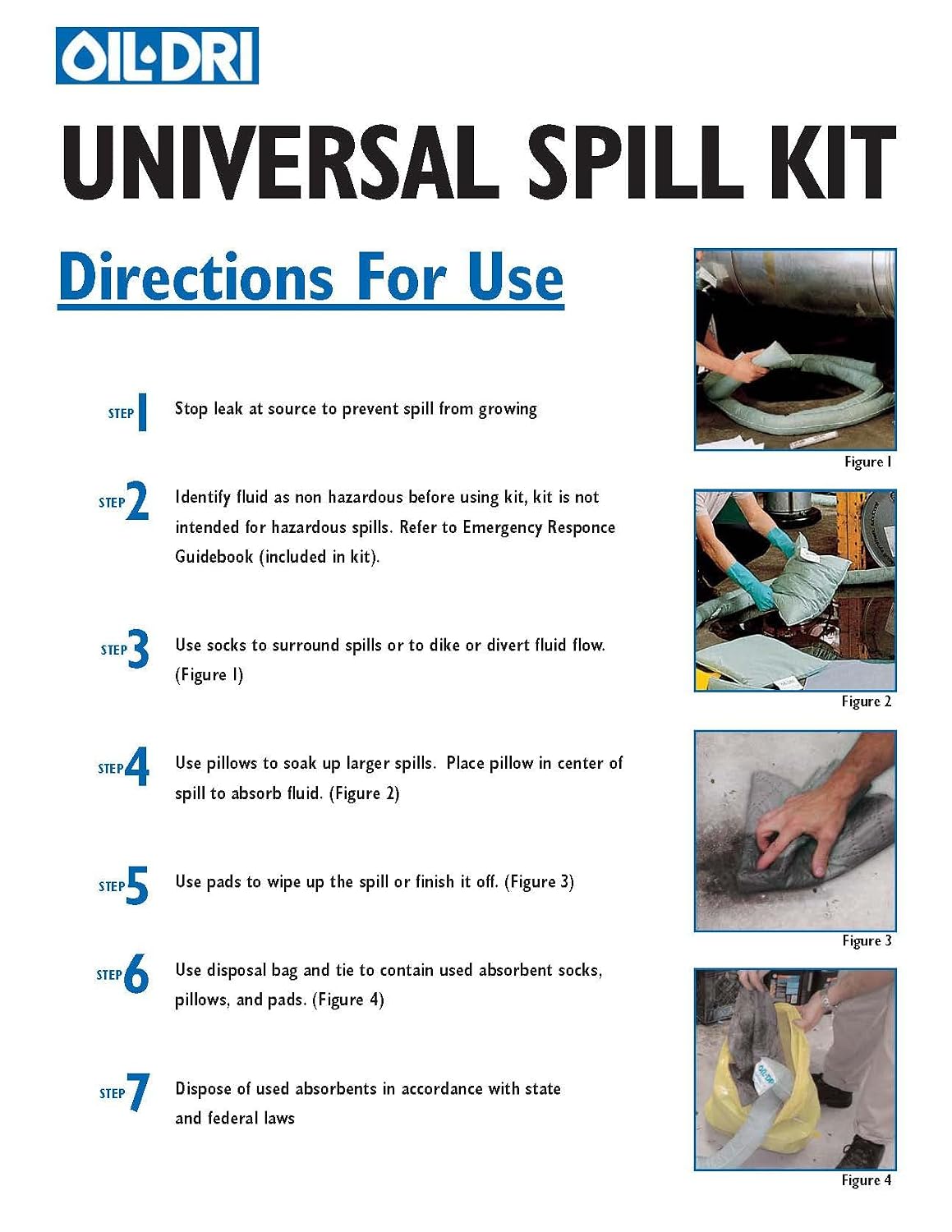 Detalle 2 de Oil-Dri spill kit, 5-gallon capacity
