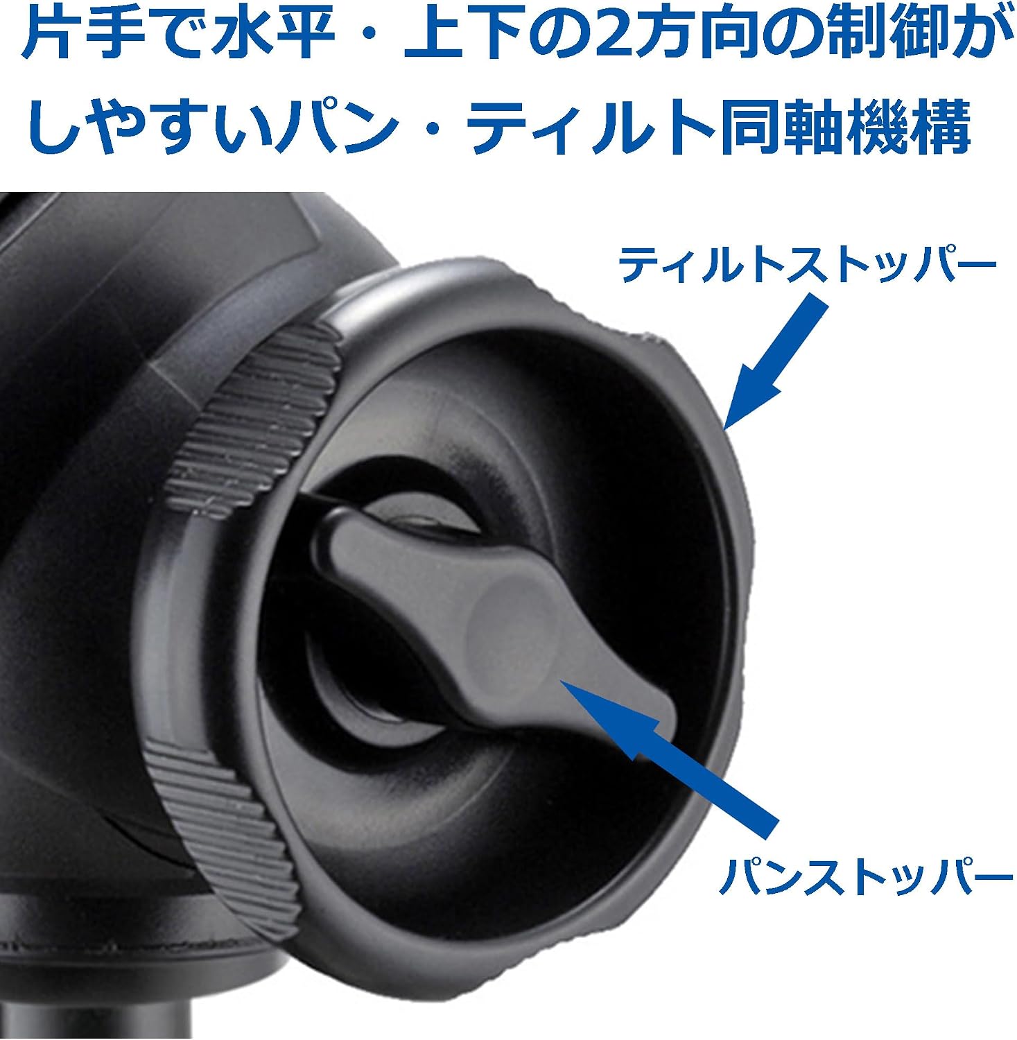Thumbnail 4 de Velbon FHD-53DAZ 中型ビデオ雲台 オイルフリュード・クイックシュー搭載
