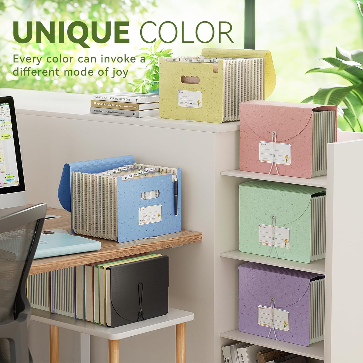 Thumbnail 6 de EcoStash Accordion File Organiser 12 pockets